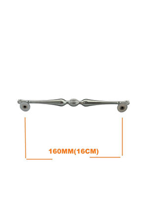 160mm Galata Model Mobilya Mutfak Çekmece Dolap Dolabı Kulpu Kulbu Kulpları 10 Adet Krom