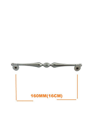 160mm Galata Model Mobilya Mutfak Çekmece Dolap Dolabı Kulpu Kulbu Kulpları 6 Adet Krom