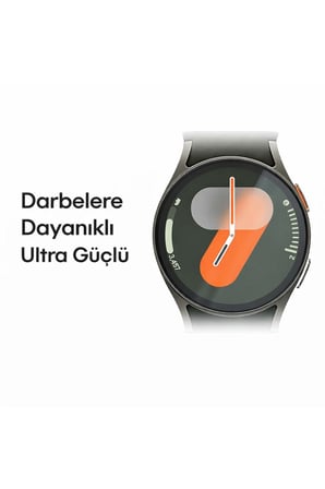 Galaxy Watch 7 40mm Kolay Uygulama Hizalama Aparatlı Cam Ekran Koruyucu