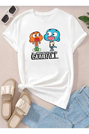 çizgi film karakterleri  baskılı oversize basic o yaka unisex t-şhirt