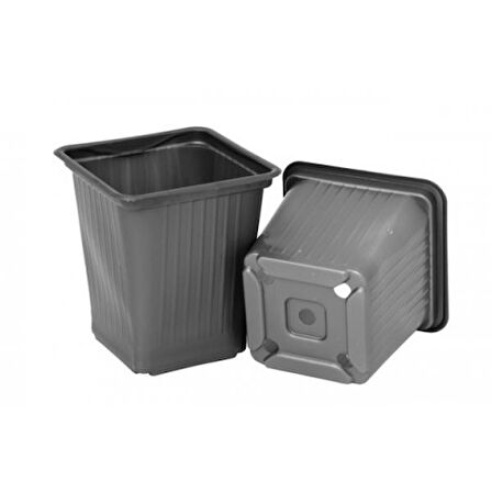 Thermoform Kare Saksı 30 Adet 9 Cm