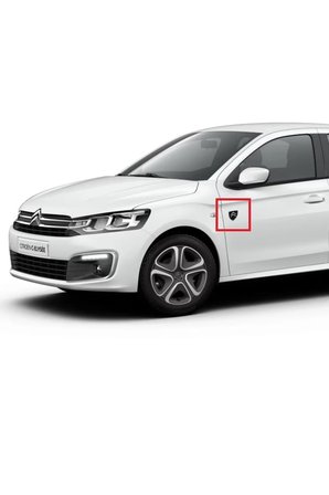 Citroen Logo Yeni Arma 3d Oto Damla Silikon Sticker Yapıştırma 2 Adet Yüksek Kalite