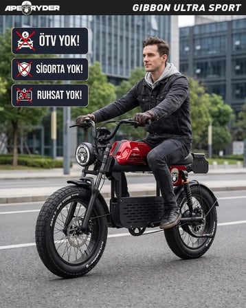 APE RYDER GİBBON ULTRA SPORT ELEKTRİKLİ BİSİKLET