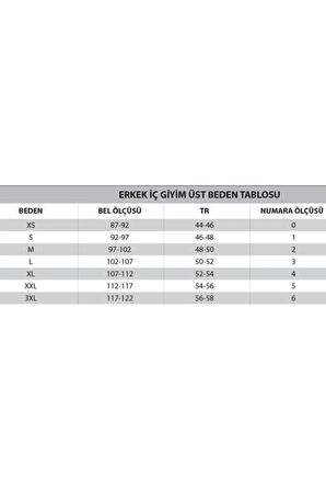 Erkek Ribana Siyah Askılı %100 Pamuklu Atlet 6'lı Paket