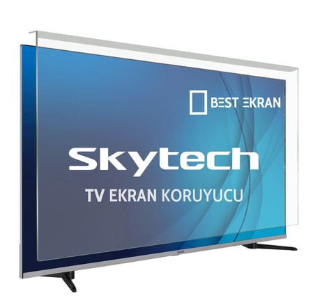 Skytech Q55ST3405 Tv Ekran Koruyucu - Skytech 55" inç 139EKRAN QLED 4K Ultra Hd Whaleos Tv Koruyucu