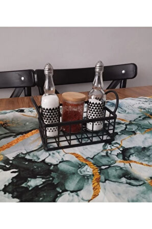 (15x10) Asortik Çok Amaçlı Dekoratif Tekli MİNİ BOY Rüstik Tel Sepet (YENİ)