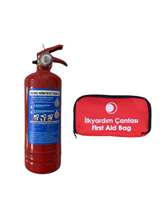 Trafik İlkyardım Seti Yangın Tüpü Boyunluk Oto Muayene Seti