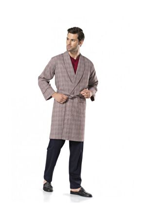 Erkek Bordo 5 Parca Damat Çeyiz Pijama Takimi