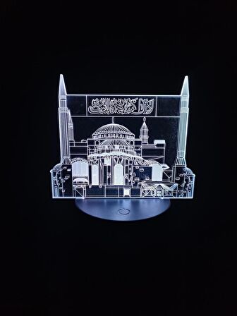 3D Figürlü Gece Lambası