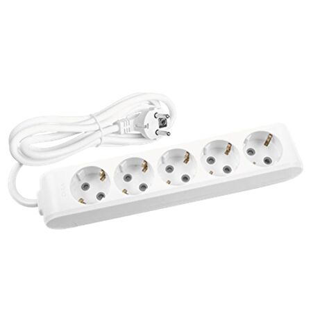MULTİLET BEŞLİ GRUP PRİZ TOPRAKLI KABLOLU 5 METRE