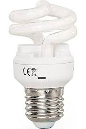 8 WATT SPİRAL E27 DUY GENERAL AMPUL RENK 827 GÜNIŞIK 10 ADET