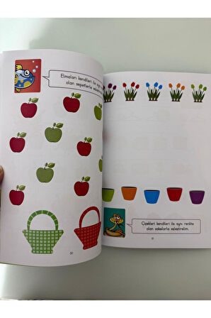 Süper Etkinlikler Eğitici Öğretici Aktivite Kitabı Renkler ve Şekiller (1 Adet)