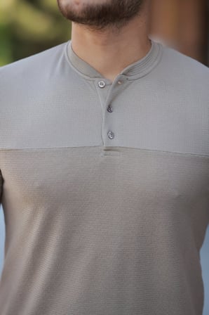 Gizers Giyim Erkek Hakim Yakalı Kısa Kollu Pamuklu T-shirt