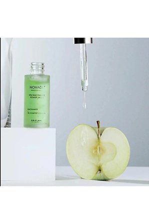 Oriflame Novage+ Proceuticals %10 Niasinamid İçeren Pürüzsüz ve Parlak Cilt Sunan Yatıştırıcı Serum