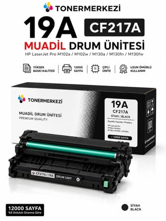 HP 19A 219A Muadil Drum Ünitesi CF219A 12.000 sayfa M102 M130 Serisi