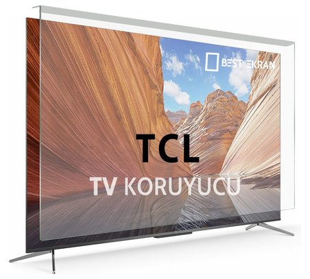 TCL 55P7L TV EKRAN KORUYUCU - Tcl 55" inç 139cm 55P7LGTV QLED 4K Kırılmaz LED Koruyucu