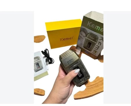 KEMEI Profesyonel Elektrikli Erkek Tıraş Makineleri - USB Şarjlı Dijital Mini Saç Kesme Makineleri, Uzun Ömürlü Pil, LCD Ekran KM-T101