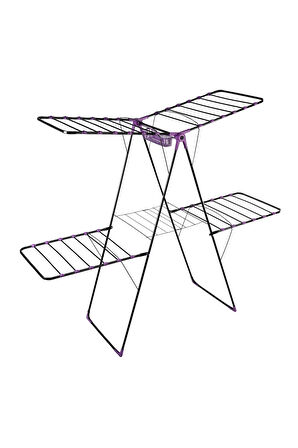 Çamaşır Kurutmalık Askısı Borulu Model 233 Mor