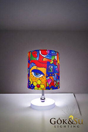Kumaş Picasso Model Abajur