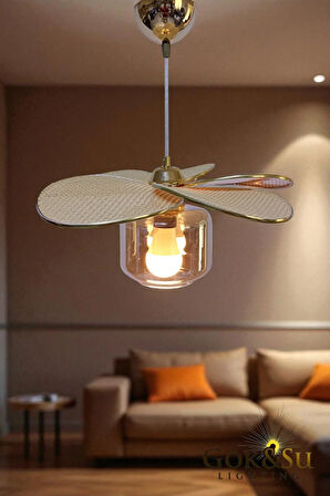 Rattan Pervane Model Sarkıt Avize Salon Oturma Odası Hol Antre Mutfak