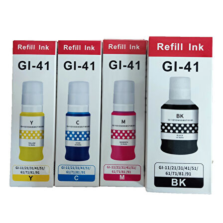 Melsan Canon Pixma G1430 Mürekkep Takım 4 Renk Set Muadil