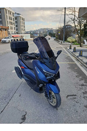 Musatti Glamaro Max 125 Siperlik Ön Cam 2023 2024 Model 50cm Siyah Renkli 4mm UZUN CAM