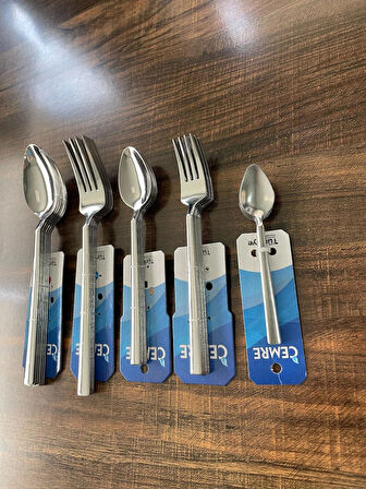 30 Parça Paslanmaz Çelik Kaşık Seti