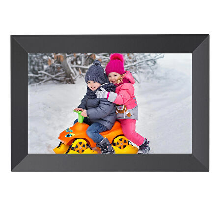 IP Uzaktan Bağlantı 10.1” WiFi Dijital Fotoğraf Çerçevesi Yüksek Çözünürlük 32GB Kolay Paylaşım