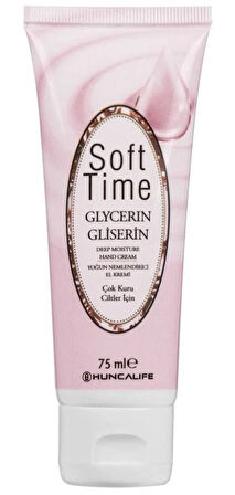 Soft Time Gliserinli, Yoğun Nemlendiricili 3 ADET El Kremi 75 ml