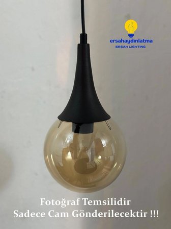 Glob Bal Cam Avize Camı