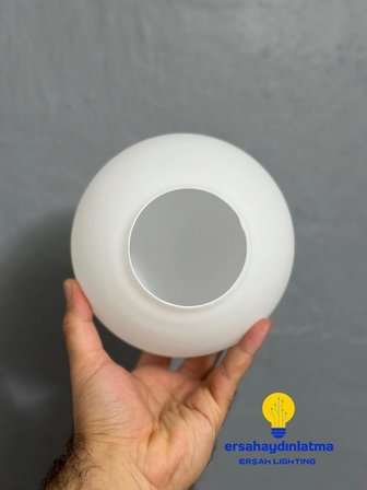 Glob Beyaz Avize Camı