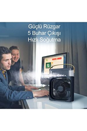 Hesapli Depom Mini Hava Soğutucu Taşınabilir Portatif  Sulu Fan 3 Rüzgar Hızı