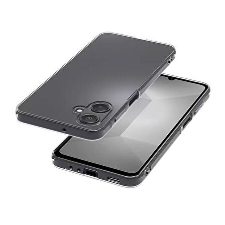 Samsung Galaxy A07 Kılıf Şeffaf ince Silikon Zr-Spr