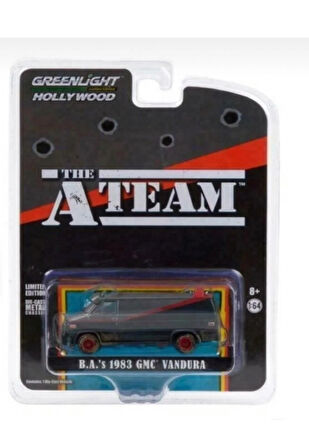 Hollywood 1:64 The A-Team 1983 GMC Vandura – Çamurlu Eskitilmiş Model 2022 Üretim