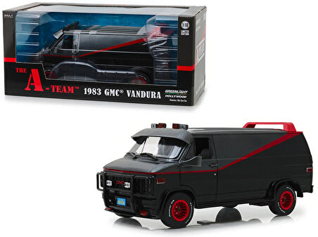 Greenlight Hollywood – 1:18 The A-Team 1983 GMC Vandura – 2020 Üretim  Synoverse Kitap Hediyeli