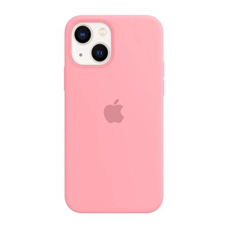 iPhone 15 İçi Kadife Logolu Silikon Lansman Kılıf