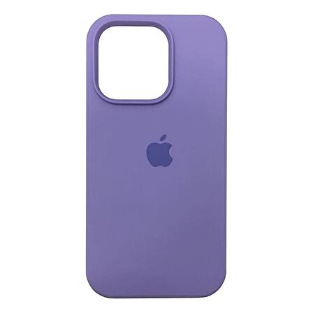 iPhone 14 Pro Max İçi Kadife Logolu Silikon Lansman Kılıf