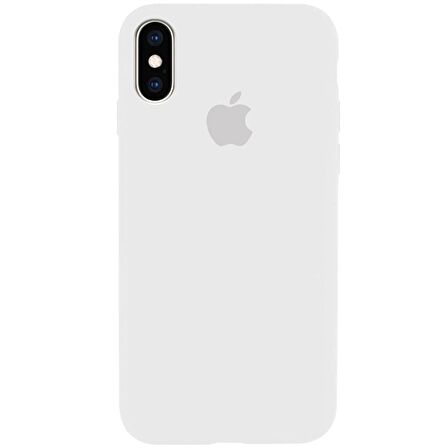 iPhone XR İçi Kadife Logolu Silikon Lansman Kılıf