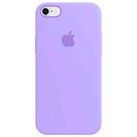 iPhone 7 ve 8 Uyumlu İçi Kadife Logolu Silikon Lansman Kılıf