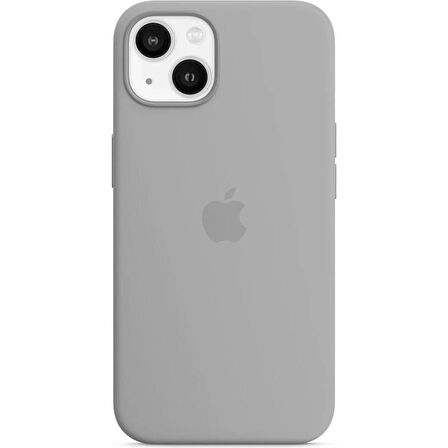 iPhone 14 PLUS İçi Kadife Logolu Silikon Lansman Kılıf
