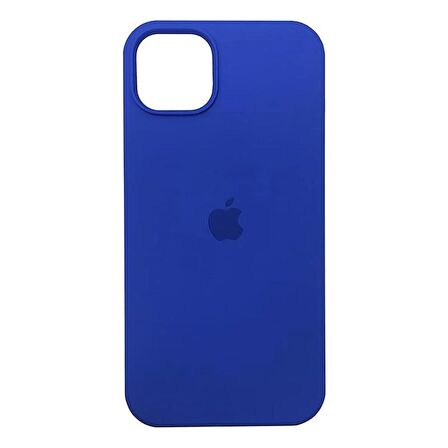 iPhone 15 PLUS İçi Kadife Logolu Silikon Lansman Kılıf