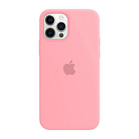 iPhone 15 Pro İçi Kadife Logolu Silikon Lansman Kılıf