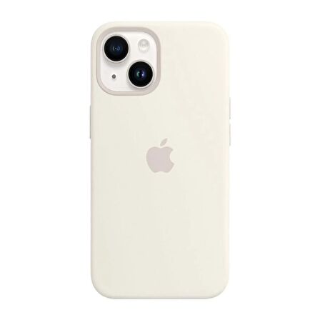 iPhone 14 İçi Kadife Logolu Silikon Lansman Kılıf