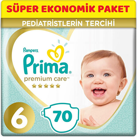 Prima Premium Care Bebek Bezi 6 Numara XL (13+Kg) 70 Adet
