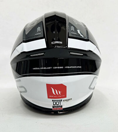 MT Genesis Sv Atempo B2 Parlak Renk Çene Açılır Kask Iç Güneş Vizörlü XL
