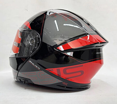 MT Genesis Sv Atempo B15 Parlak Renk Çene Açılır Kask Iç Güneş Vizörlü 2XL