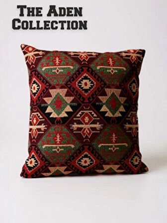 Goblen Dokuma Kırlent Kılıfı 45x45