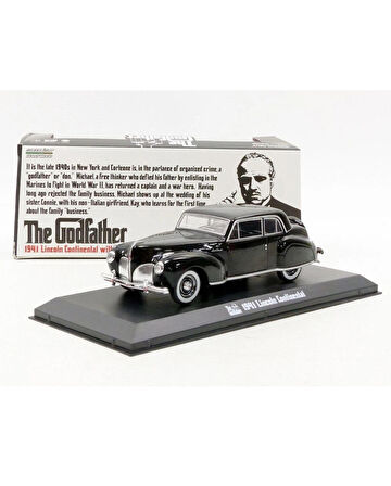 Greenlight 1:43 Lincoln Continental  – The Godfather (Hollywood Film Serisi)Model Araba 