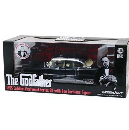 Greenlight 1:18 The Godfather – 1955 Cadillac Fleetwood Series 60 (1Limited Edition Model Araba 
