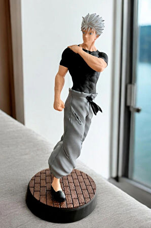 Sla Baskı El Boyama Jujutsu Kaisen Satoru Gojo Figürü 23 Cm - Yüksek Kaliteli Koleksiyon Parçası"
